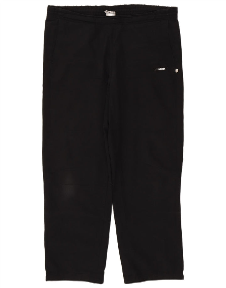 Γυναικεία αθλητική φόρμα Adidas Παντελόνι UK 14 Μεσαίο Μαύρο Πολυεστέρα