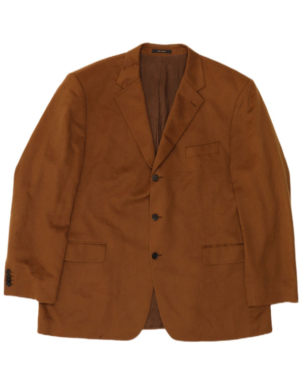 VAN GRAAF Ανδρικό σακάκι σακάκι με 3 κουμπιά UK 42 XL καφέ κασμίρ