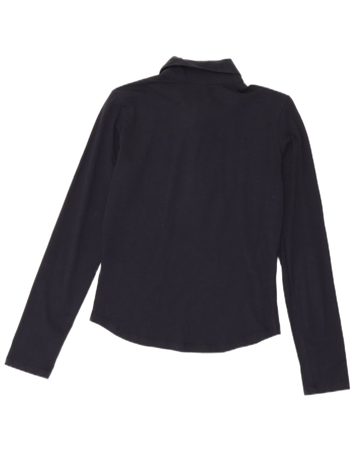 Γυναικείο πουλόβερ πουκάμισο Bikkembergs UK 12 Medium Navy Blue βαμβακερό