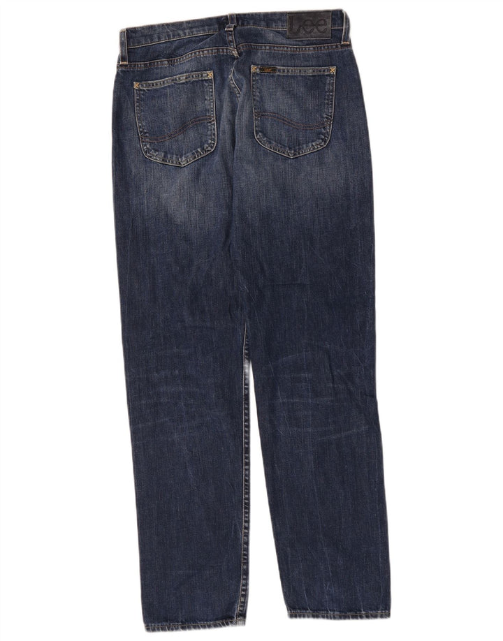 Τζιν Lee Mens Chase Tapered W29 L31 Blue Cotton