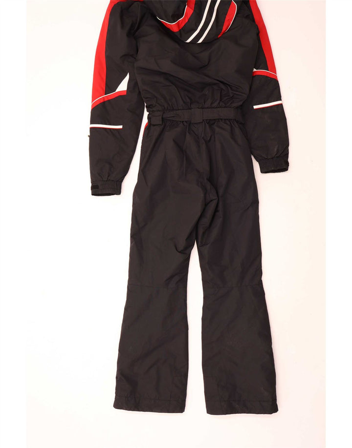 Ανδρική φόρμα για σκι με γραφική κουκούλα Brugi Medium Black Colourblock Polyamide