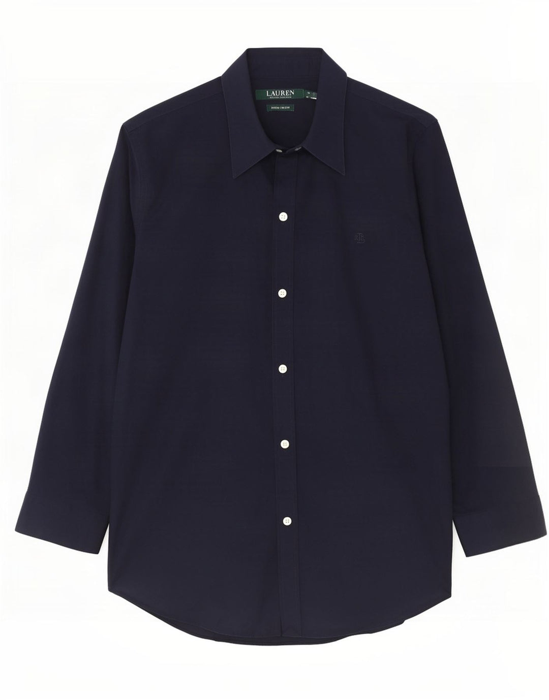 Γυναικείο πουκάμισο Ralph Lauren UK 14 Medium Navy Blue βαμβακερό