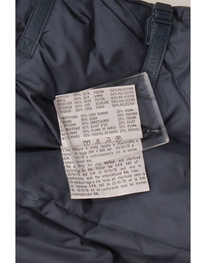 Blunauta Γυναικείο μπουφάν UK 16 Large Navy Blue Silk