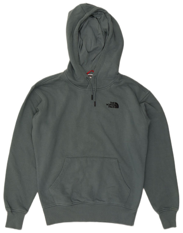 Ανδρικό κουκούλα North Face, μεσαίο μπλε βαμβακερό