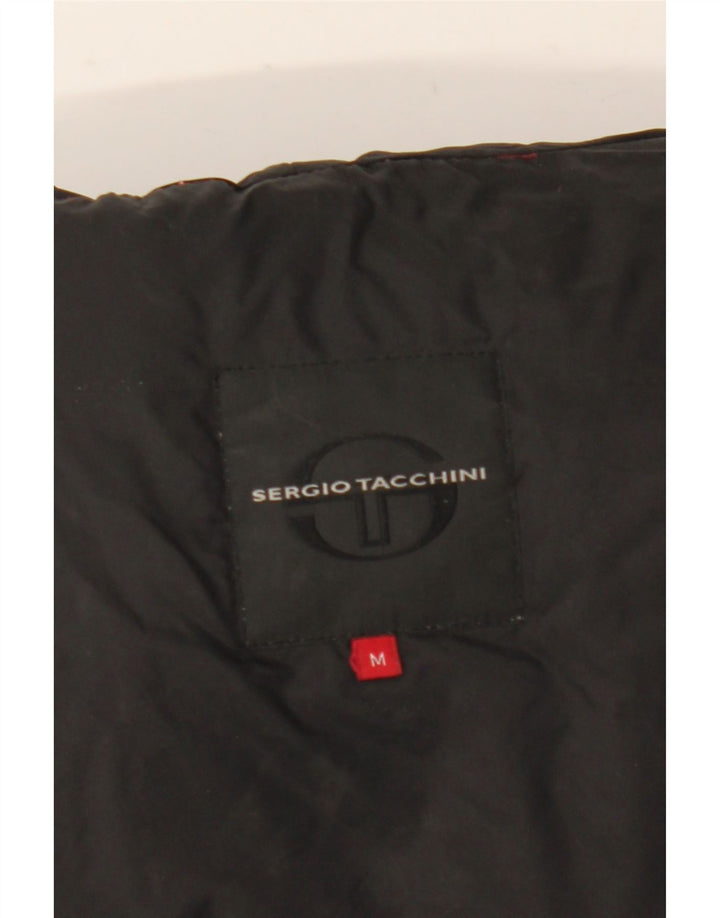 Sergio Tacchini Γυναικείο παλτό UK 14 Medium Black Nylon