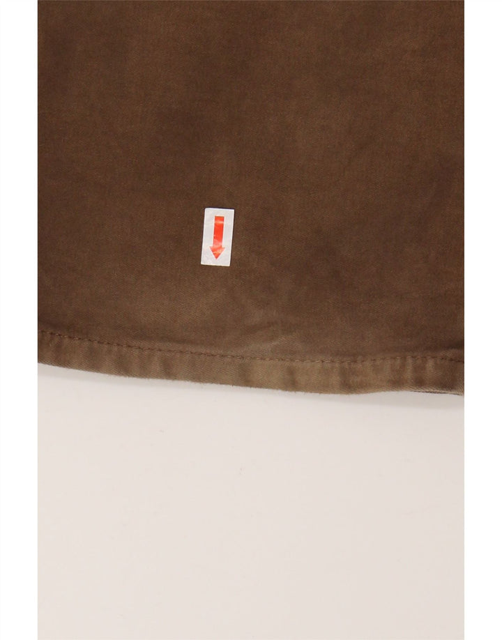 HACKETT Ανδρικό Slim Casual Παντελόνι W34 L34 Καφέ Βαμβακερό