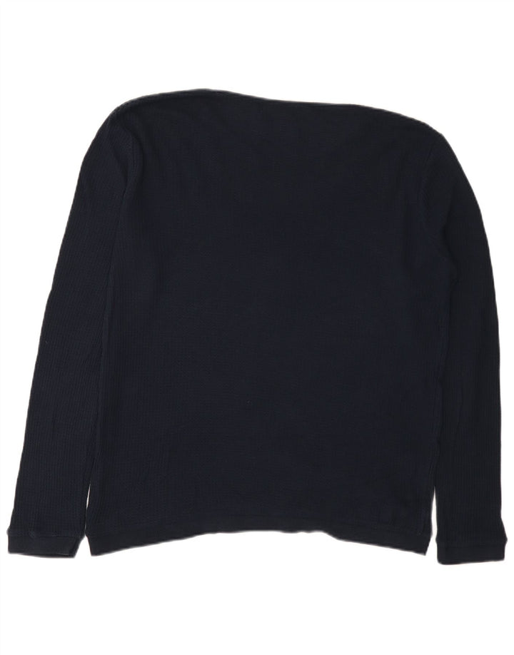 Ανδρικό πουλόβερ Zara Boat Neck Jumper Medium Navy Blue