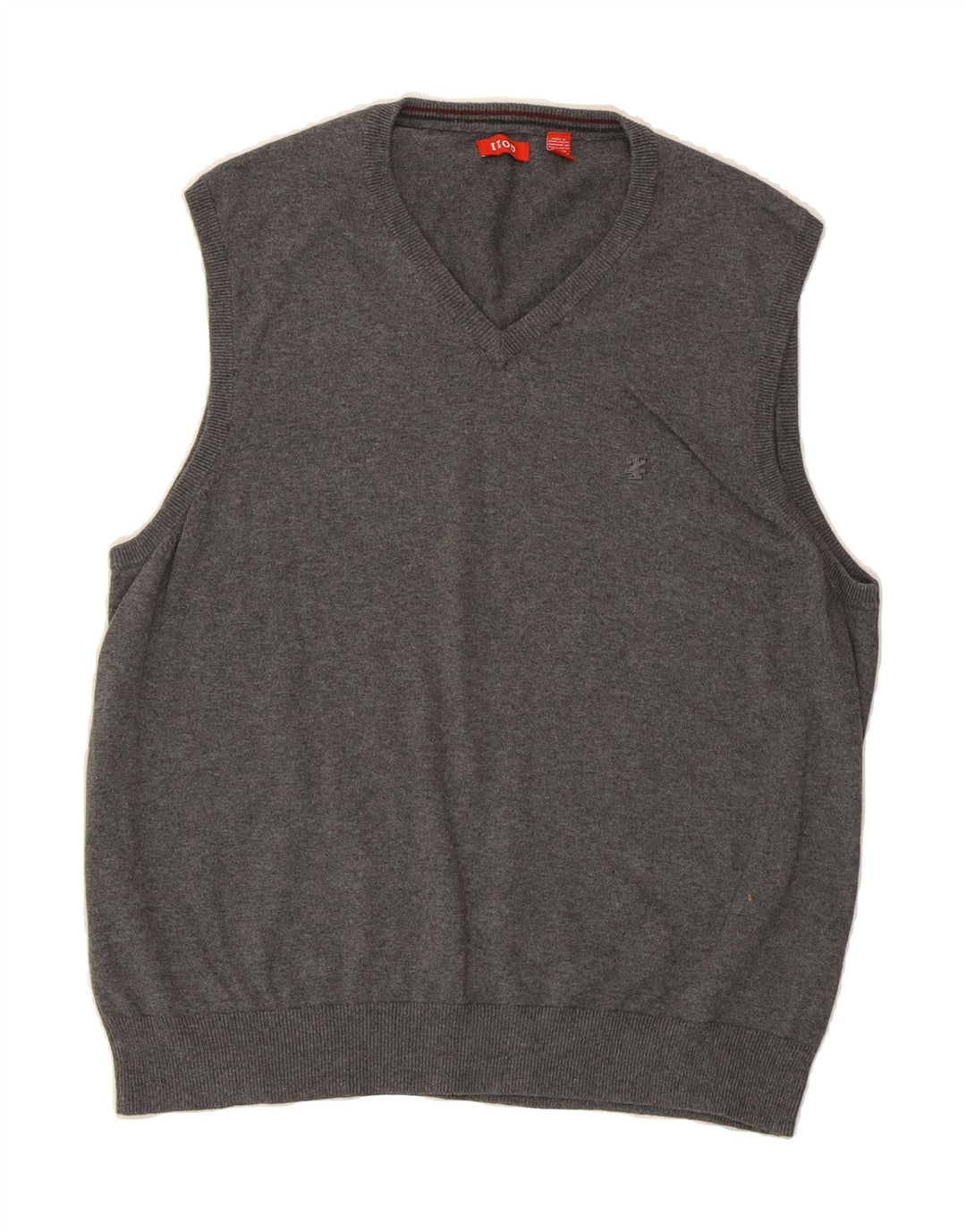 IZOD Mens Vest Tank Top Large Grey Cotton Vintage Izod and Second-Hand Izod from Messina Hembry 