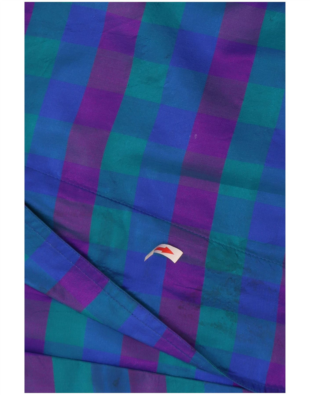 Vintage γυναικείο ανοιχτό σακάκι UK 14 Medium Blue Check