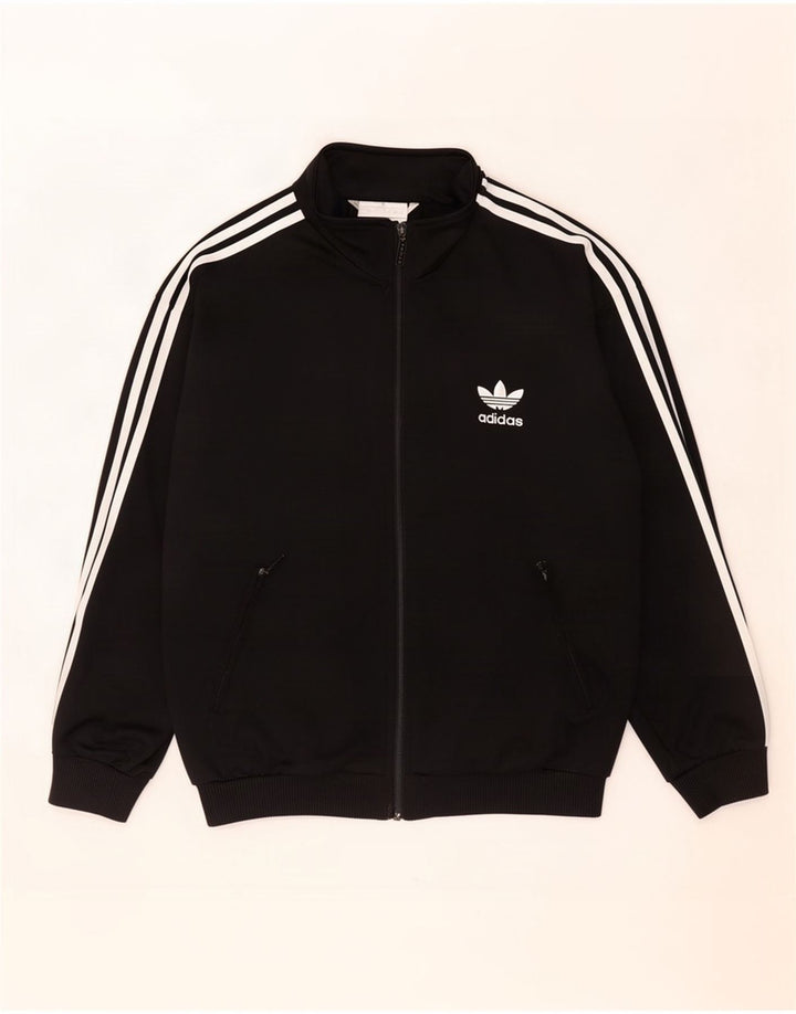 Ανδρική φόρμα Adidas Top Jacket UK 36/38 Small Black Polyester