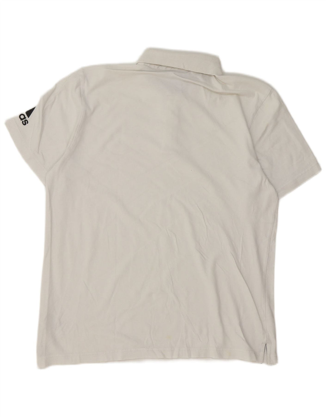 Ανδρικό πουκάμισο Adidas Polo μεγάλο λευκό βαμβακερό