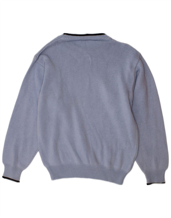 Fred Perry Boys Crew Neck Jumper πουλόβερ 5-6 ετών Μπλε βαμβακερό