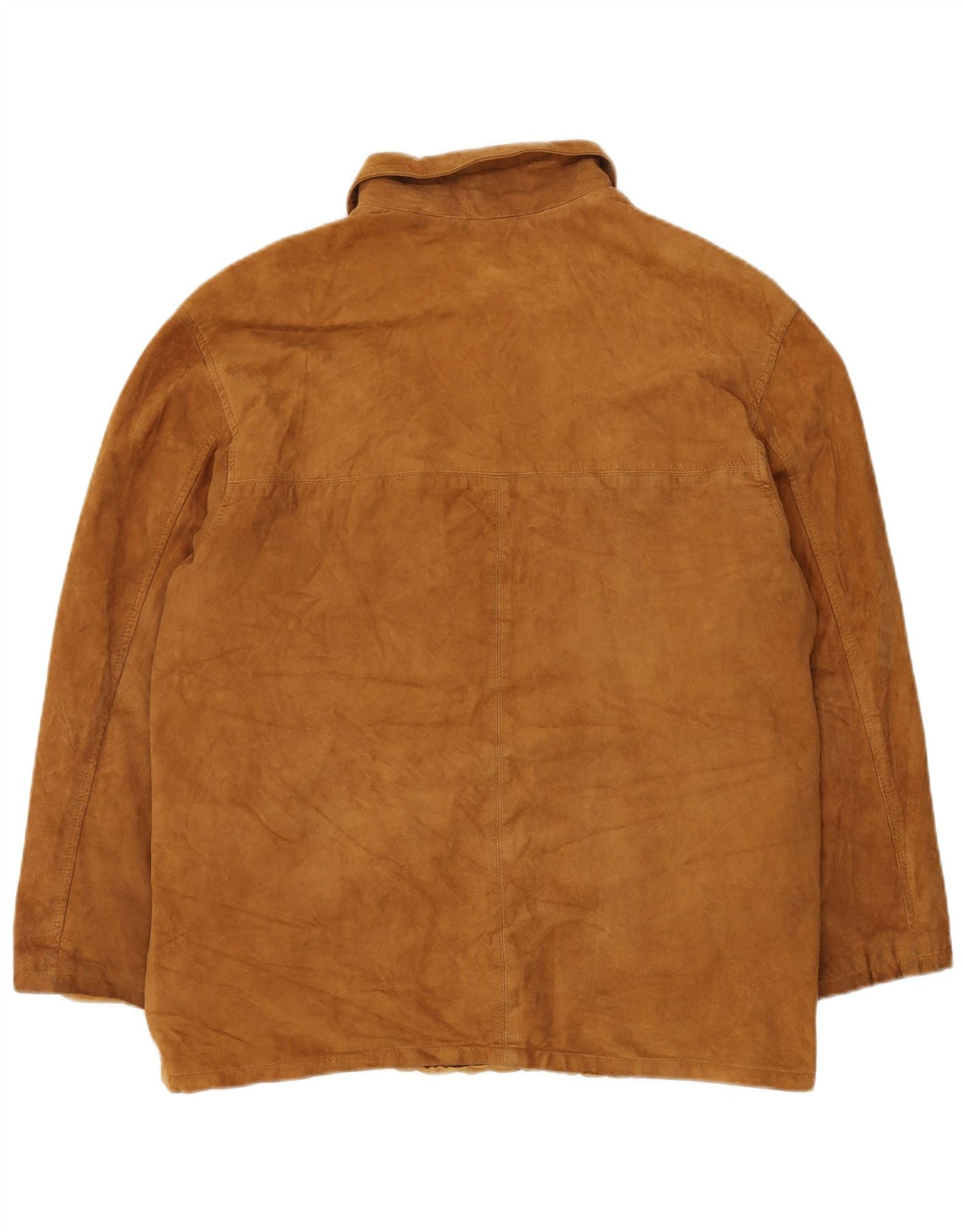 VINTAGE Ανδρικό Suede Jacket IT 48 Δερμάτινο Μεσαίο Καφέ