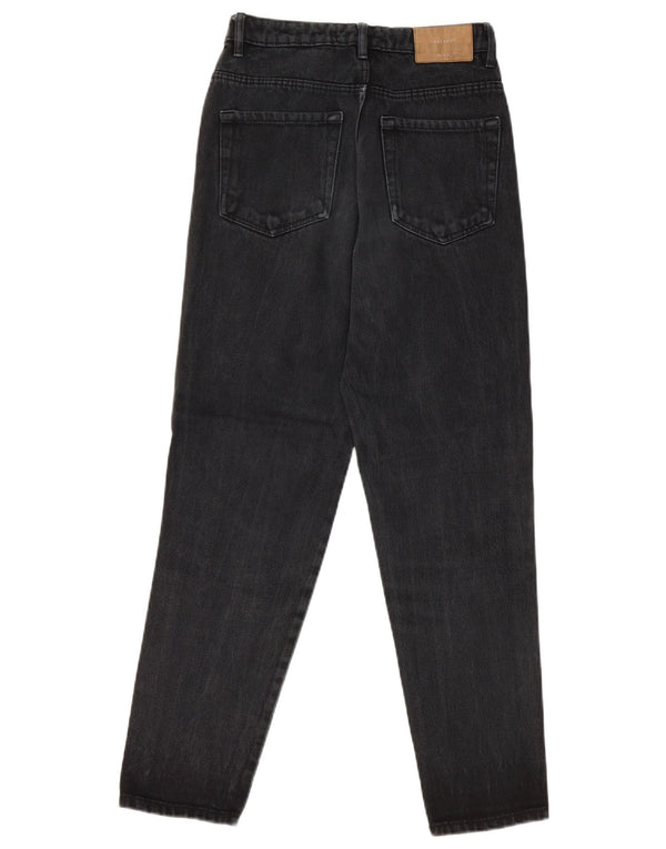 ZARA Γυναικείο Ψηλόμεσο Τζιν EU 32 2XS W22 L26 Μαύρο