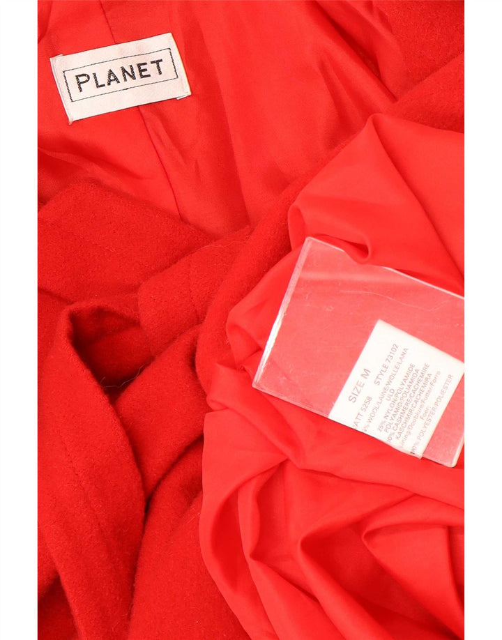 Γυναικείο Πανωφόρι Planet UK 14 Μεσαίο κόκκινο μαλλί