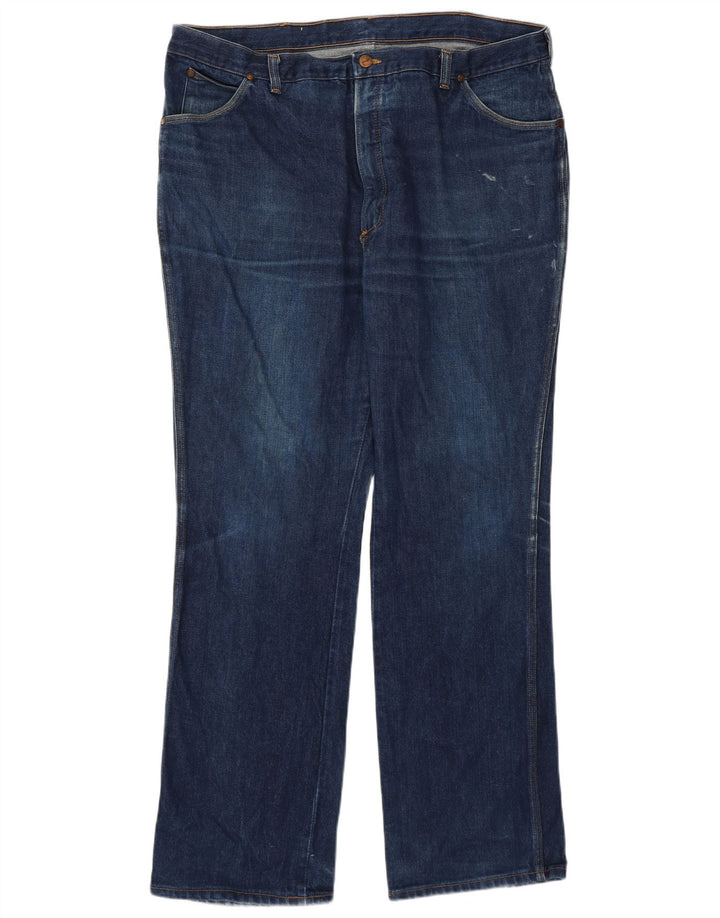 Ανδρικό τζιν Wrangler ίσιο W40 L31 Navy Blue