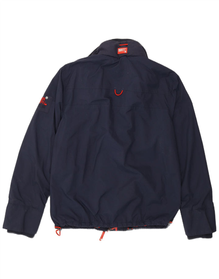 Γυναικείο Μπουφάν SUPERDRY Windbreaker UK 18 XL Navy Blue Nylon