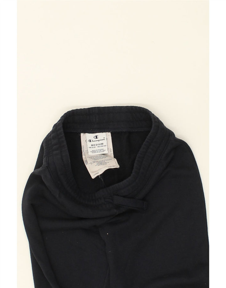 CHAMPION Boys Tracksuit Trousers Joggers 9-10 Years Medium Navy Blue | Vintage Champion | Thrift | Second-Hand Champion | Used Clothing | Messina Hembry 