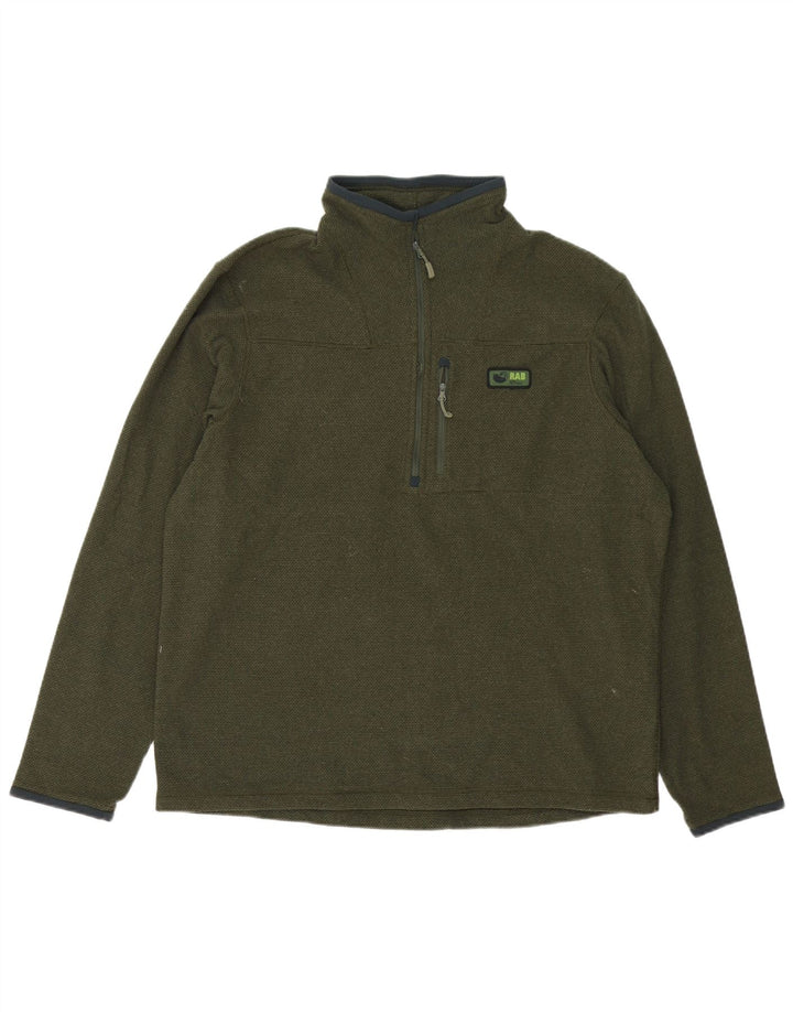 Ανδρικό φούτερ Rab με φερμουάρ Jumper XL Green Polyester