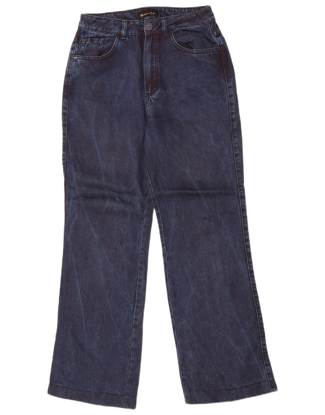 Massimo Dutti Γυναικεία Bootcut Jeans EU 36 XS W26 L29 Navy Blue Lyocell