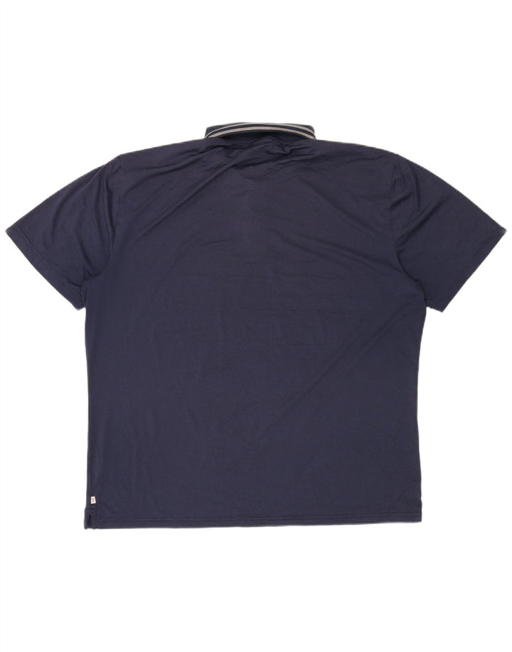 CALVIN KLEIN Ανδρικό πουκάμισο Golf Polo XL Navy Blue Polyester
