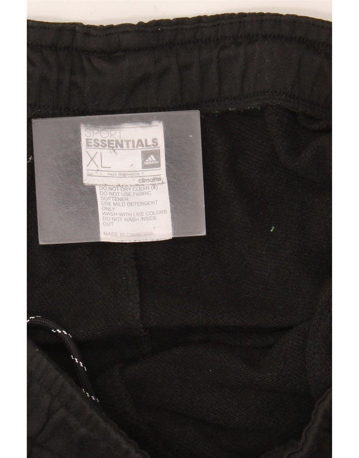 Adidas Ανδρική φόρμα Climalite Παντελόνι Joggers XL Μαύρο Πολυεστέρας