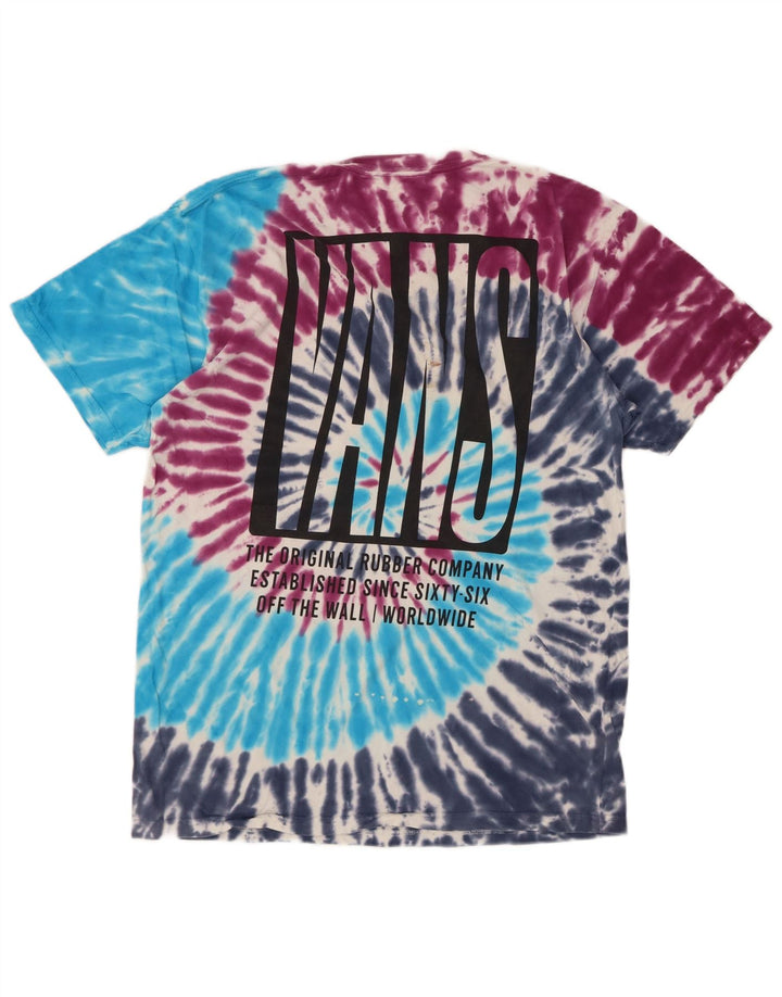 Ανδρικό γραφικό T-Shirt VANS Top Medium πολύχρωμο Tie Dye Cotton