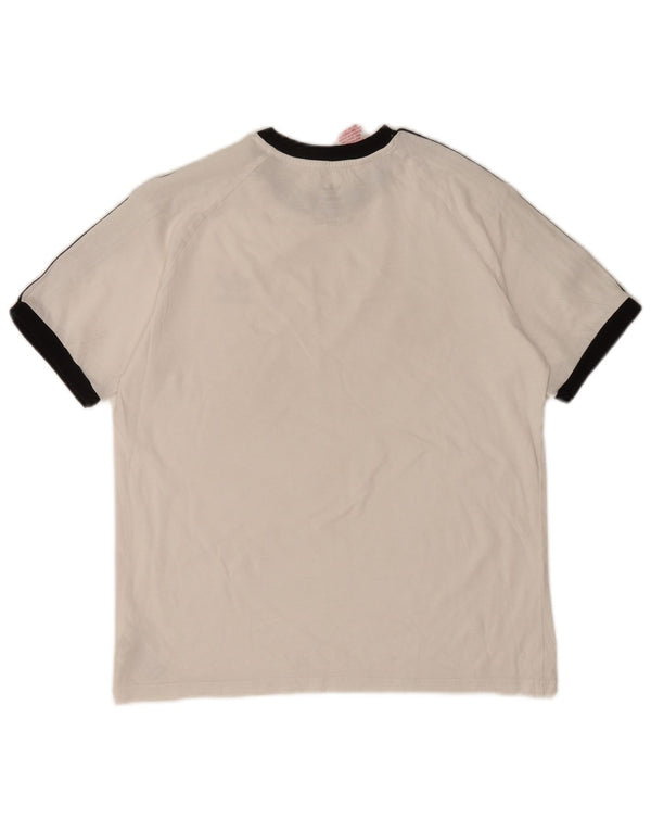 Adidas Boys T-Shirt Top 13-14 ετών Λευκό βαμβακερό