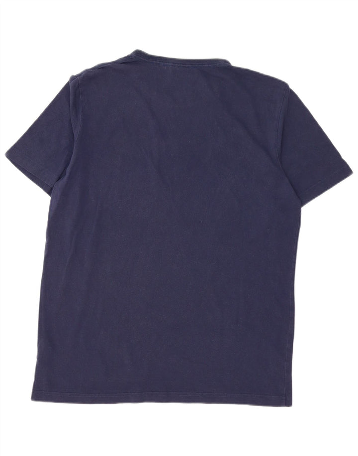 Ανδρικό T-Shirt Puma Top Large Navy Blue από βαμβάκι