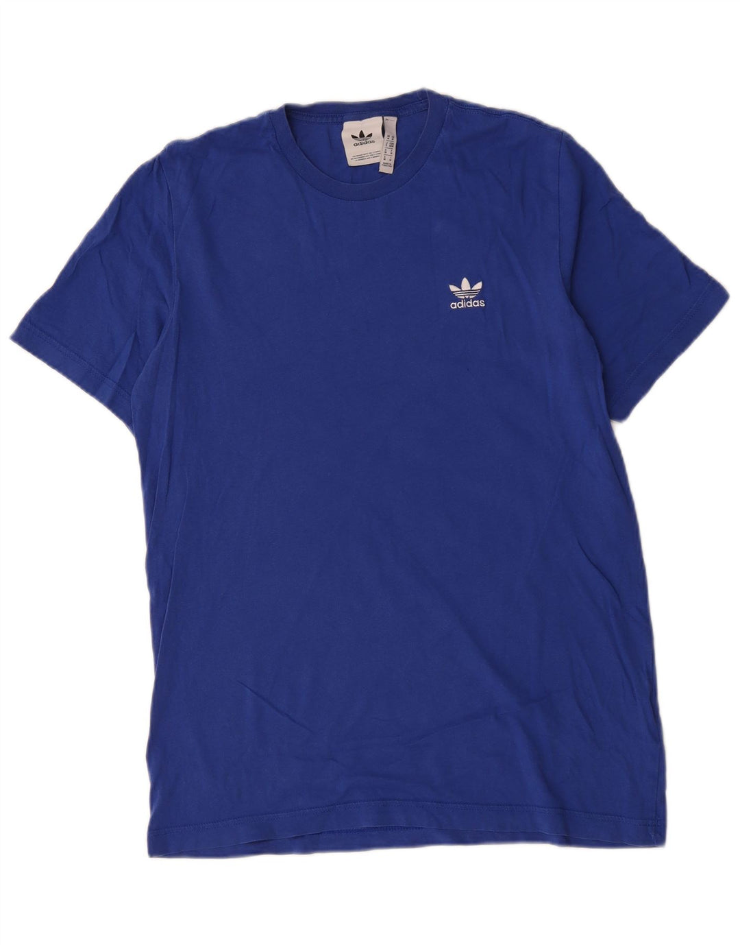 Ανδρικό T-Shirt Adidas Top Βαμβακερό μεσαίο Navy Blue