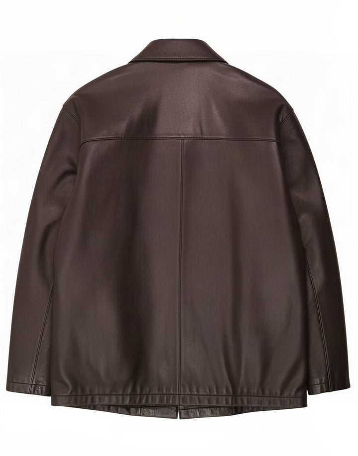 Ανδρικό Δερμάτινο Μπουφάν Barnardo UK 38 Medium Black