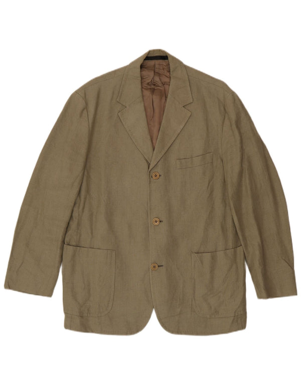 Marks & Spencer Ανδρικό σακάκι σακάκι με 3 κουμπιά UK 40 Medium Khaki Λευκά