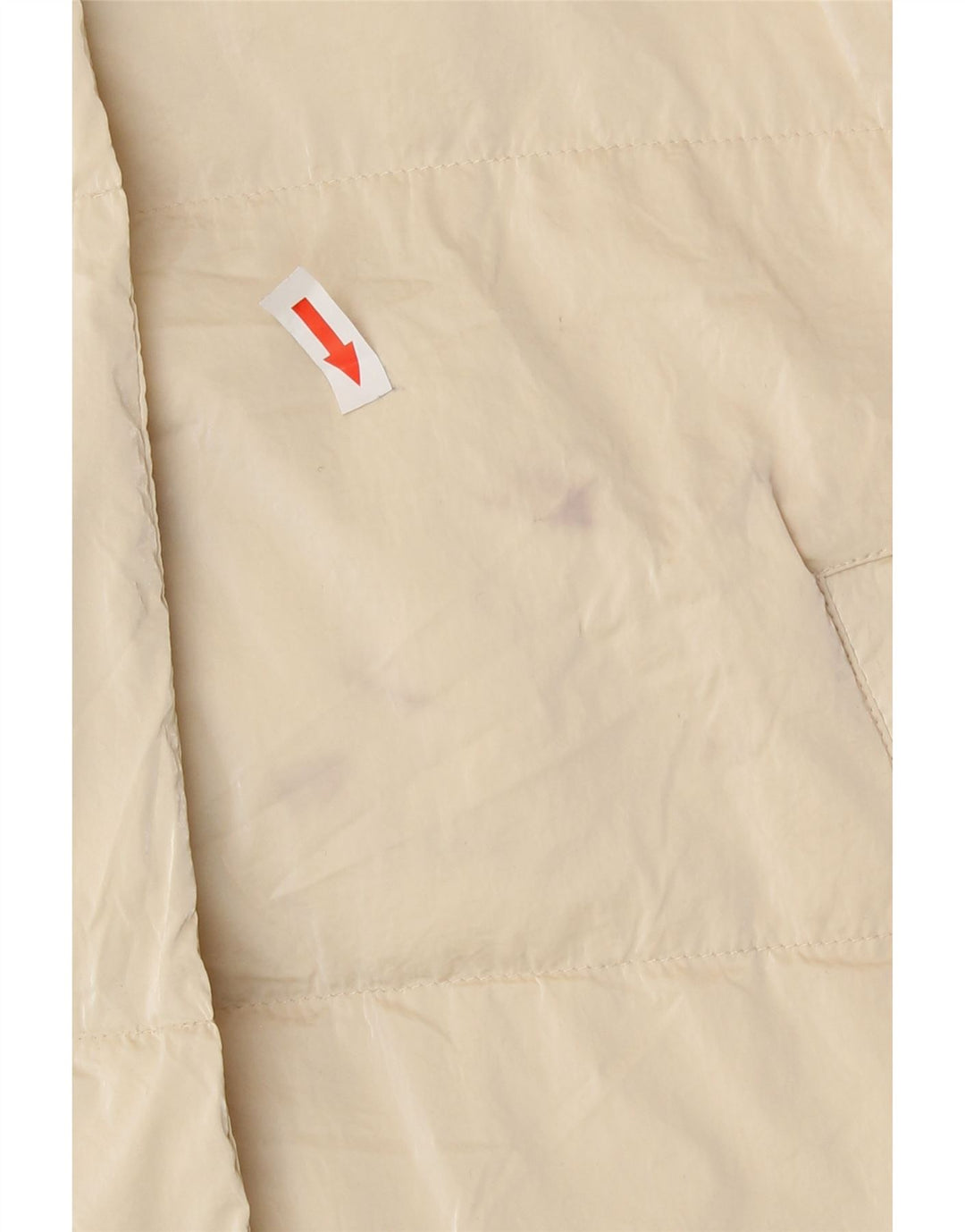 Zara Γυναικεία Longline Oversized Gilet UK 10 Small Beige Polyester