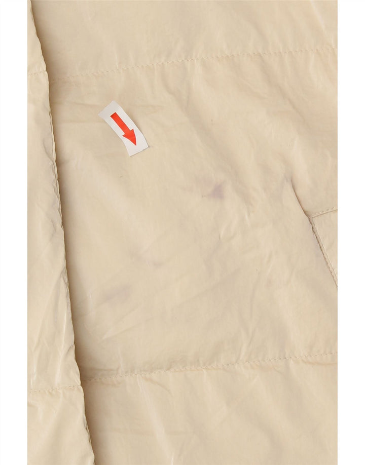 Zara Γυναικεία Longline Oversized Gilet UK 10 Small Beige Polyester