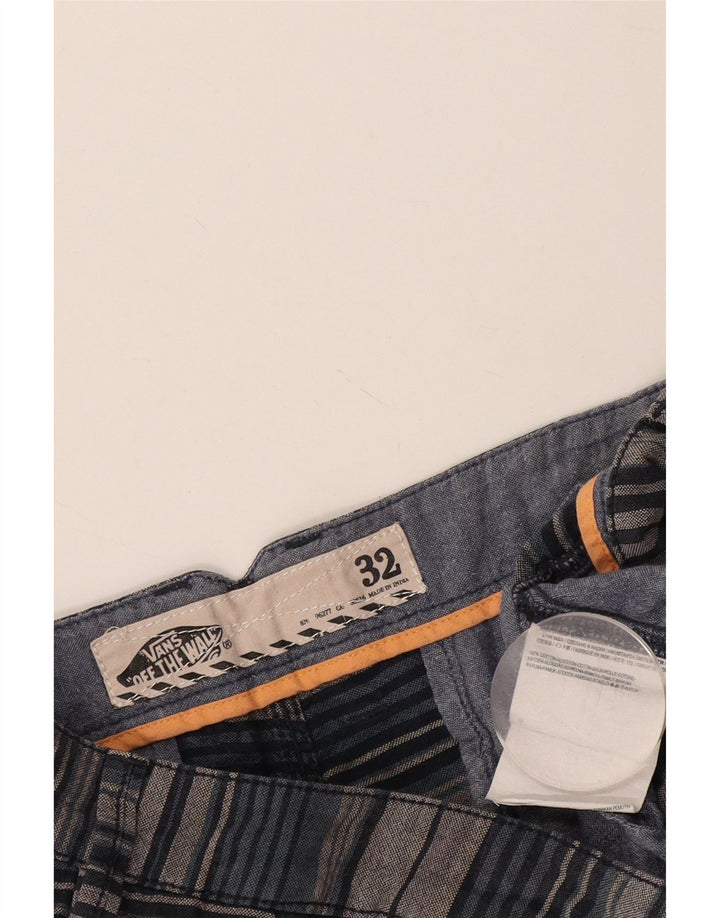 Ανδρικό σορτς Chino Vans W32 Βαμβακερό μεσαίο γκρι ριγέ