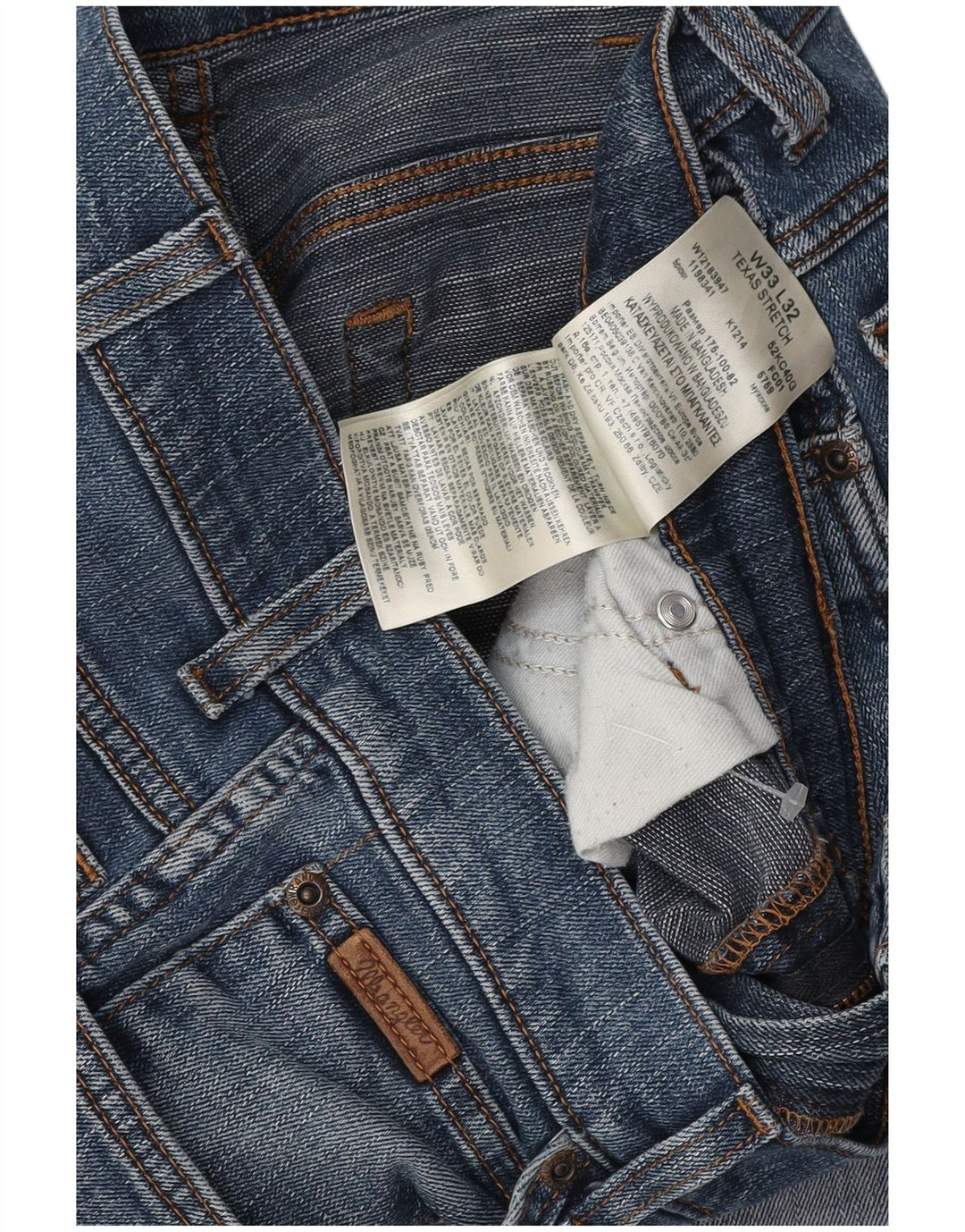 Ανδρικό τζιν ίσιο WRANGLER Texas Stretch W33 L30 Μπλε βαμβακερό