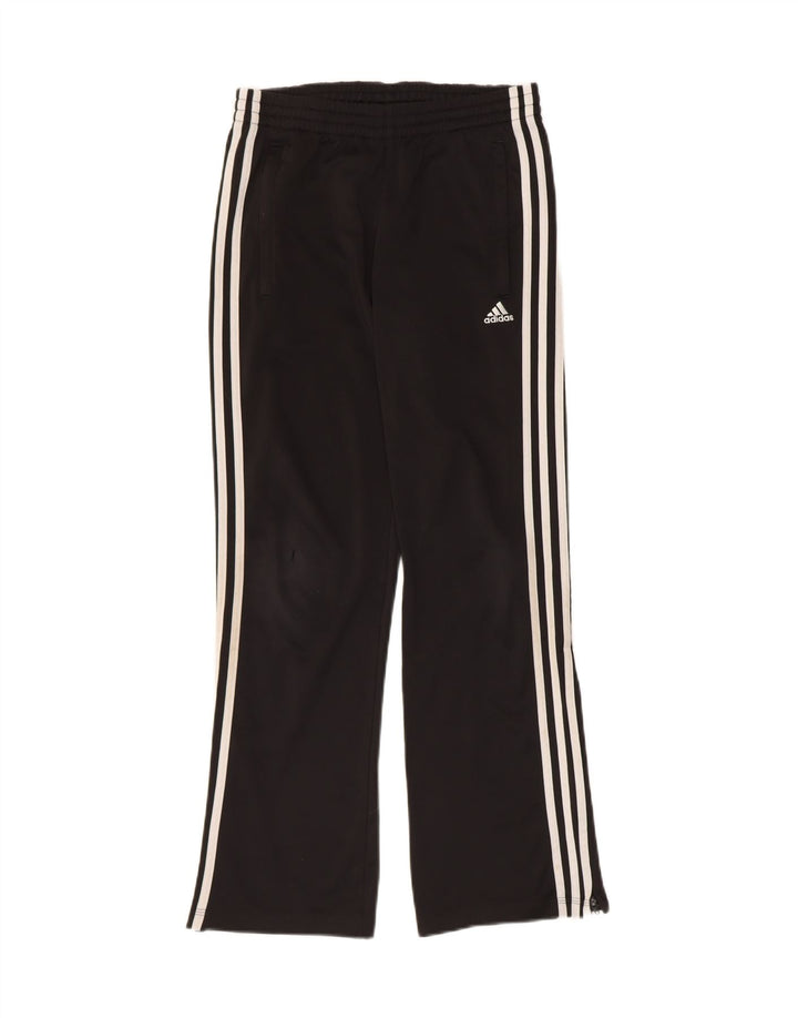 ADIDAS Boys Tracksuit Trousers 13-14 Years  Black Polyester Vintage Adidas and Second-Hand Adidas from Messina Hembry 