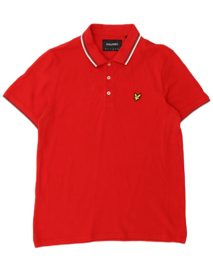 Ανδρικό πουκάμισο πόλο Lyle & Scott, μεγάλο κόκκινο βαμβακερό