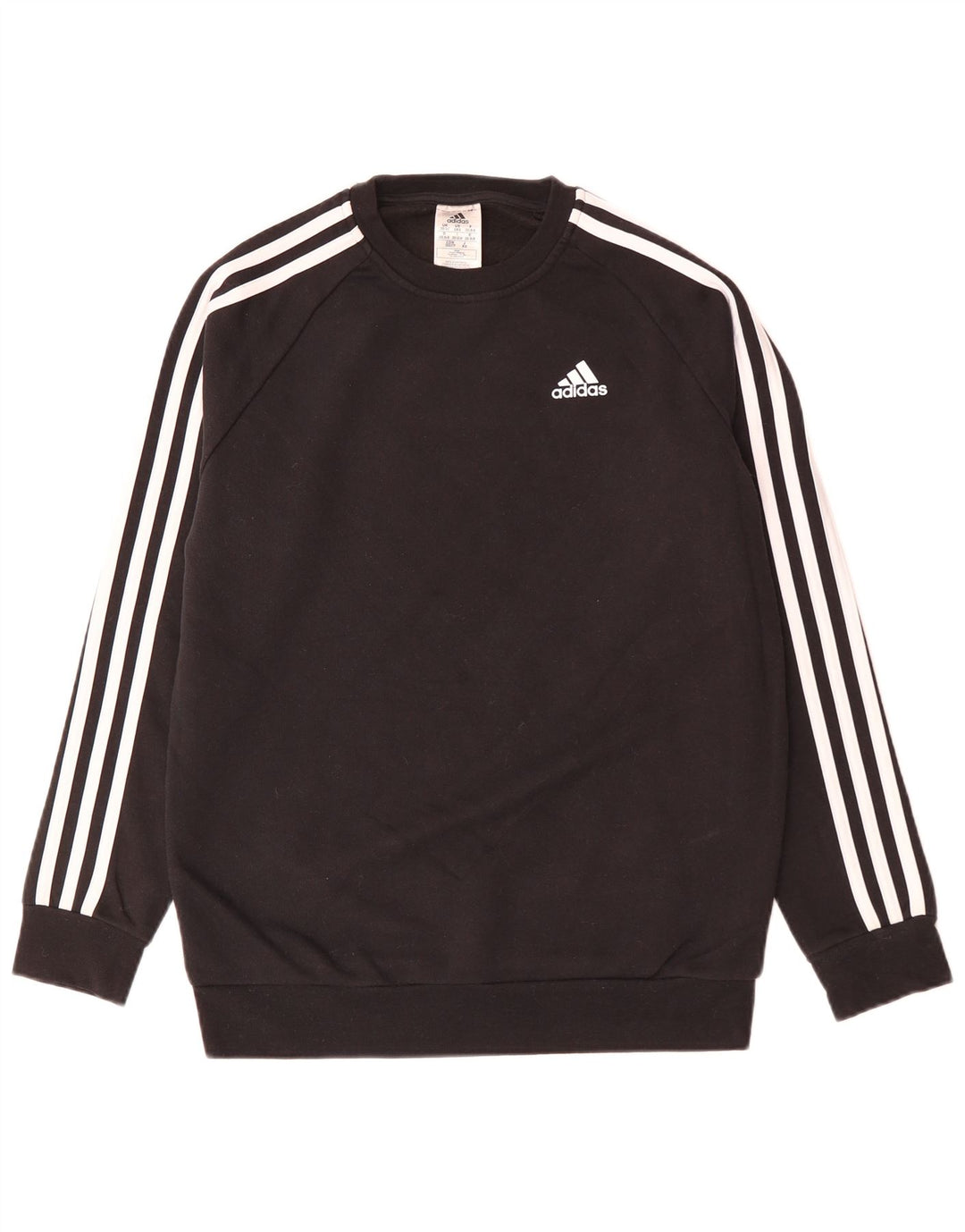 Γυναικείο φούτερ ADIDAS Oversized Jumper UK 0/2 XS Μαύρο βαμβακερό