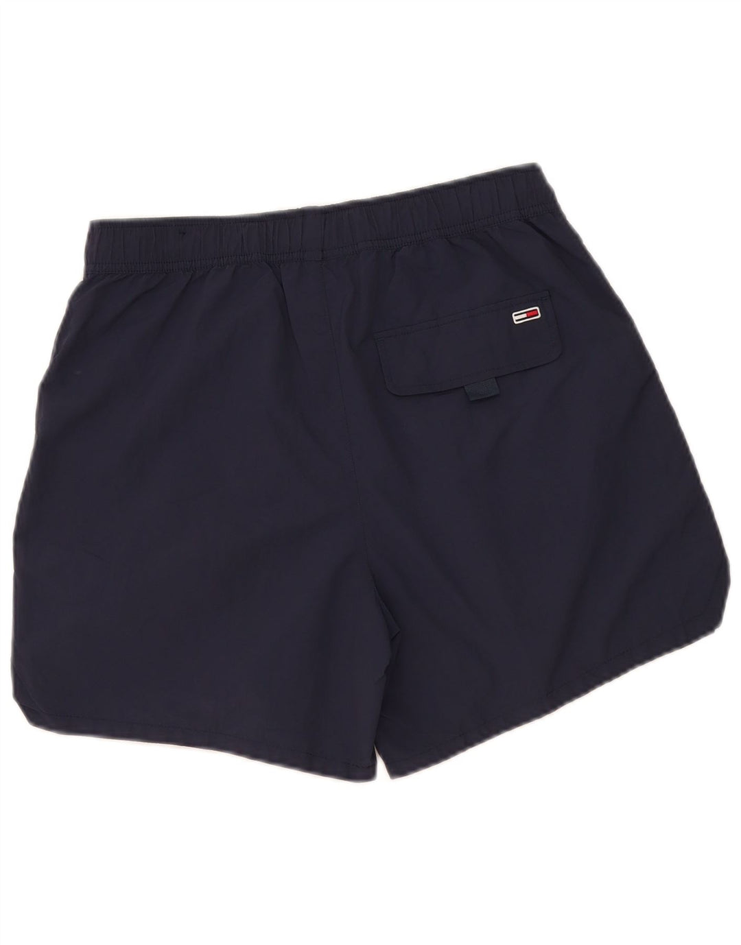 Γραφικό ανδρικό σορτς κολύμβησης Tommy Hilfiger Μικρό Navy Blue Polyamide