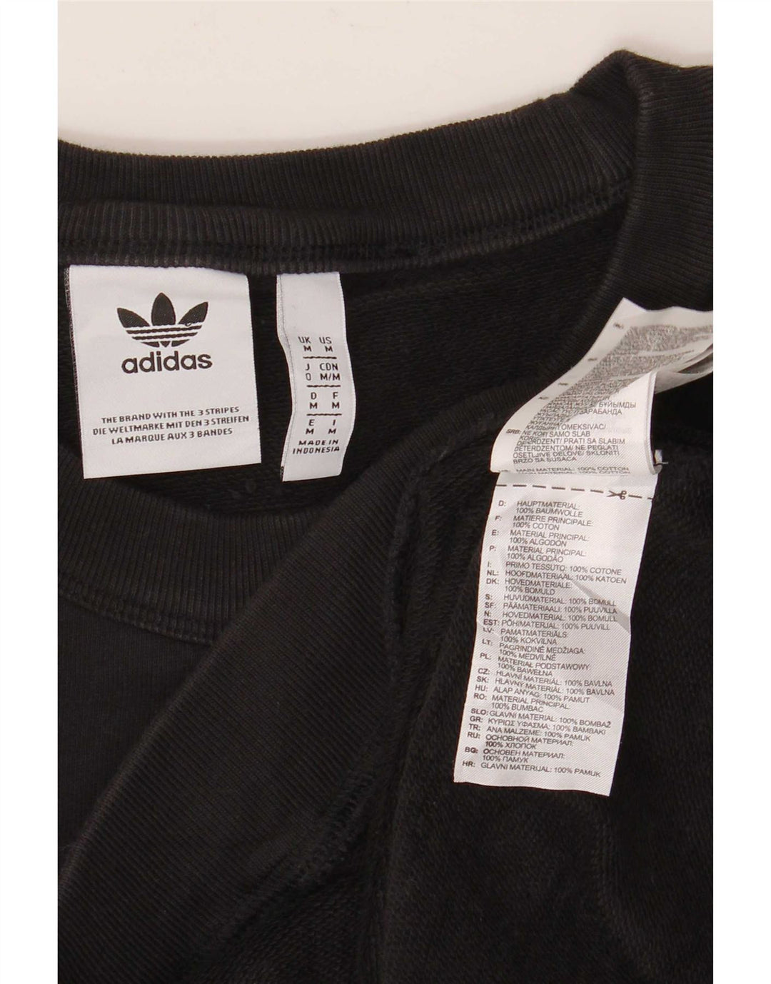 Ανδρικό φούτερ Adidas Jumper Μεσαίο μαύρο βαμβακερό