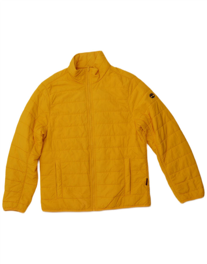 TIMBERLAND Ανδρικό μπουφάν με επένδυση UK 38 Medium Yellow Nylon