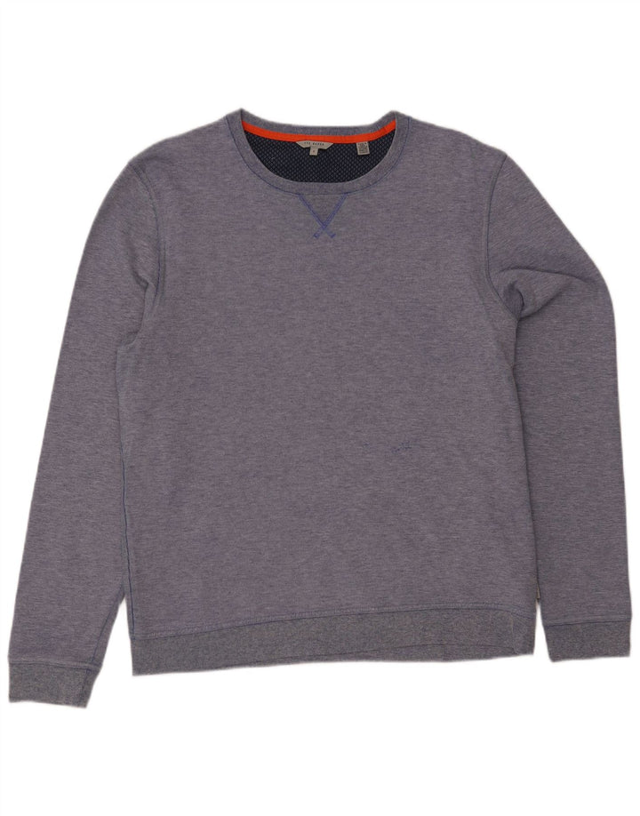 TED BAKER Γυναικείο Φούτερ Jumper Size 6 2XL Μπλε βαμβακερό