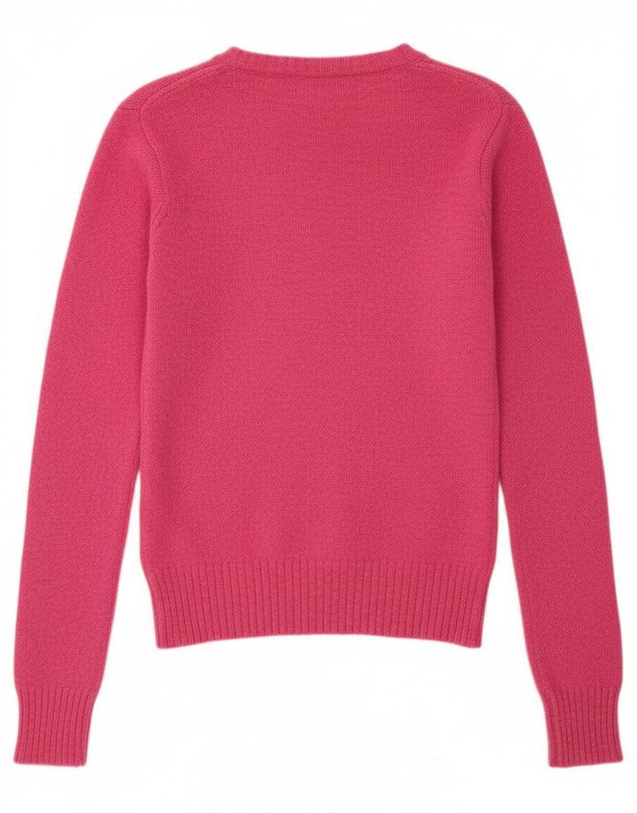 Γυναικείο πουλόβερ Benetton Crew Neck Jumper UK 8 Small Pink
