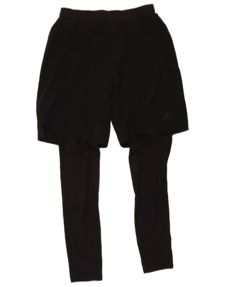 Γυναικείο κολάν Adidas UK 10 Small Black Polyester