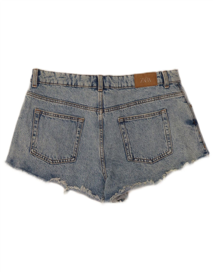 Zara Γυναικείο τζιν σορτς EU 42 μεγάλο W32 μπλε