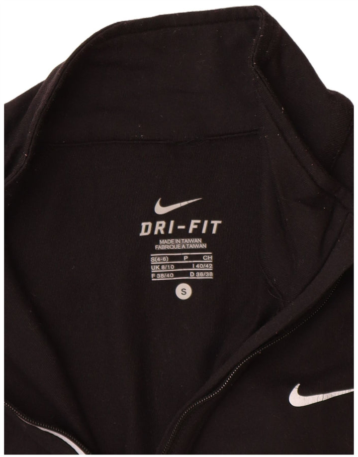 Γυναικεία φόρμα πουλόβερ Nike Dri Fit Top UK 8/10 Small Black Nylon