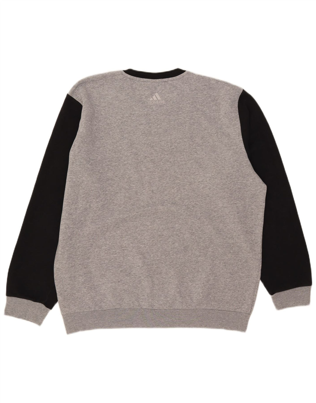 Ανδρικό γραφικό φούτερ Adidas Jumper με μεγάλο γκρι χρώμα