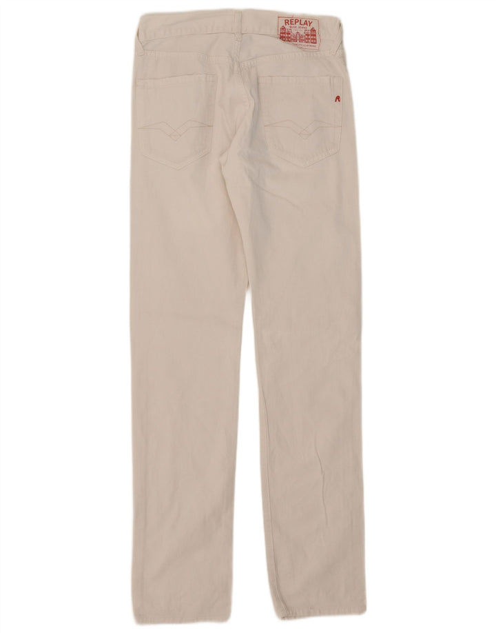 Replay Γυναικείο Slim Jeans W30 L34 Λευκό