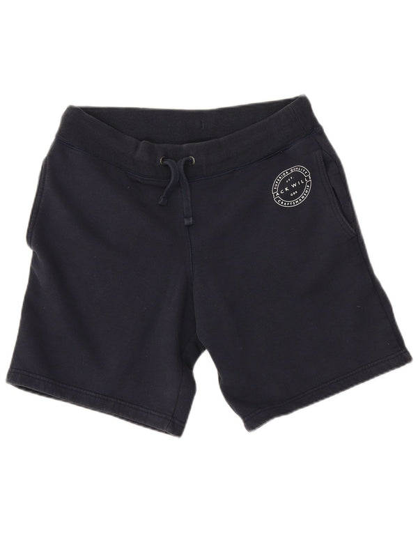 Ανδρικό αθλητικό σορτς Jack Wills από βαμβακερό μεσαίο μπλε ναυτικό